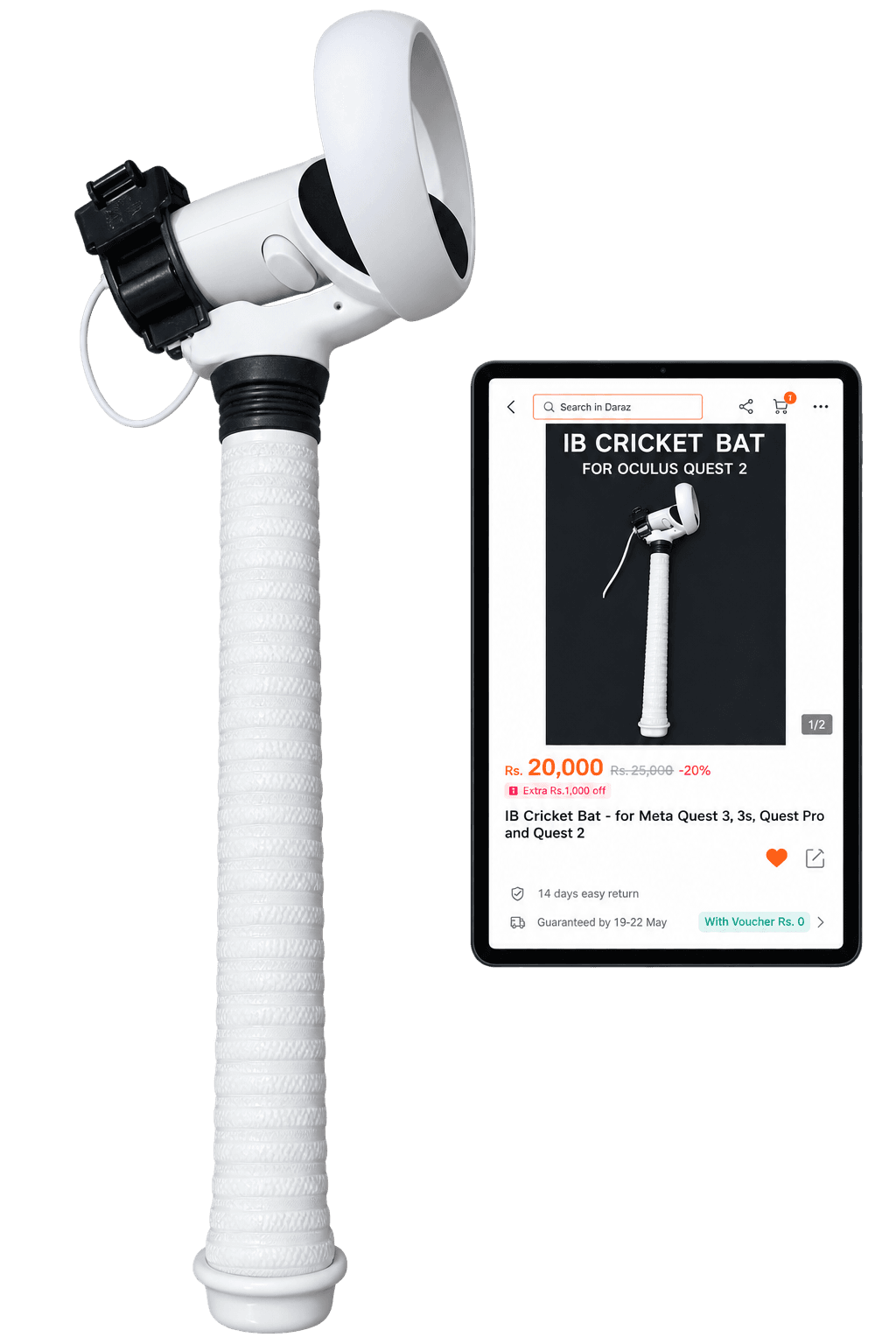 IB Cricket Bat for Meta Quest 2