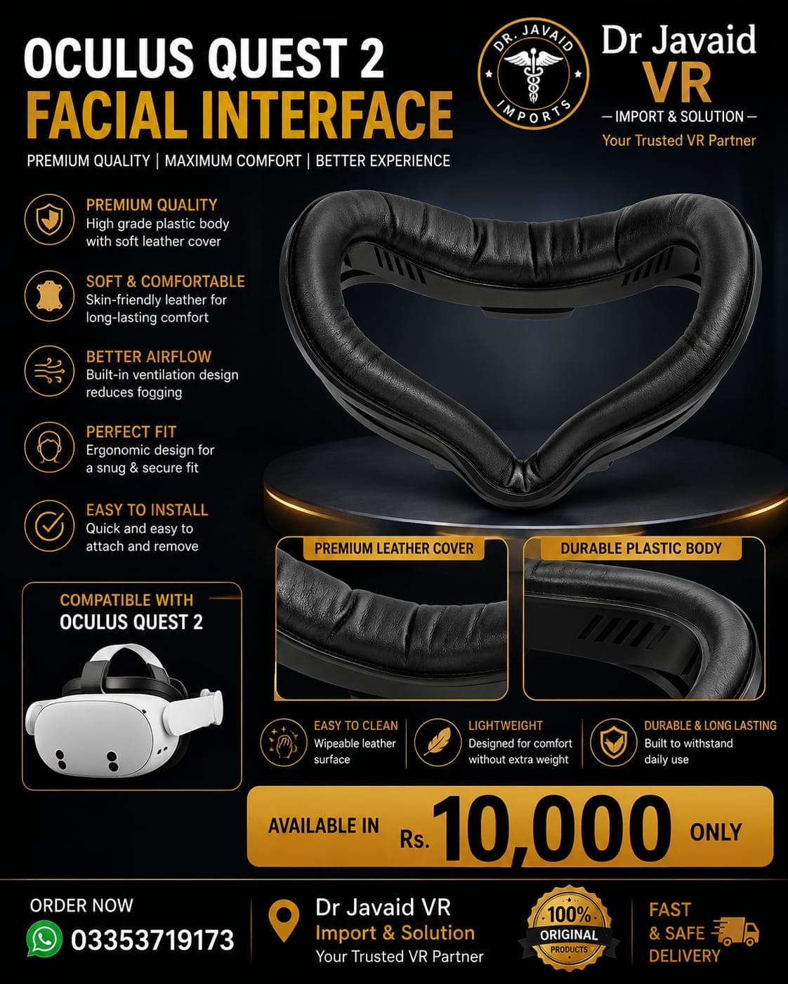 Oculus Quest 2 Facial Interface