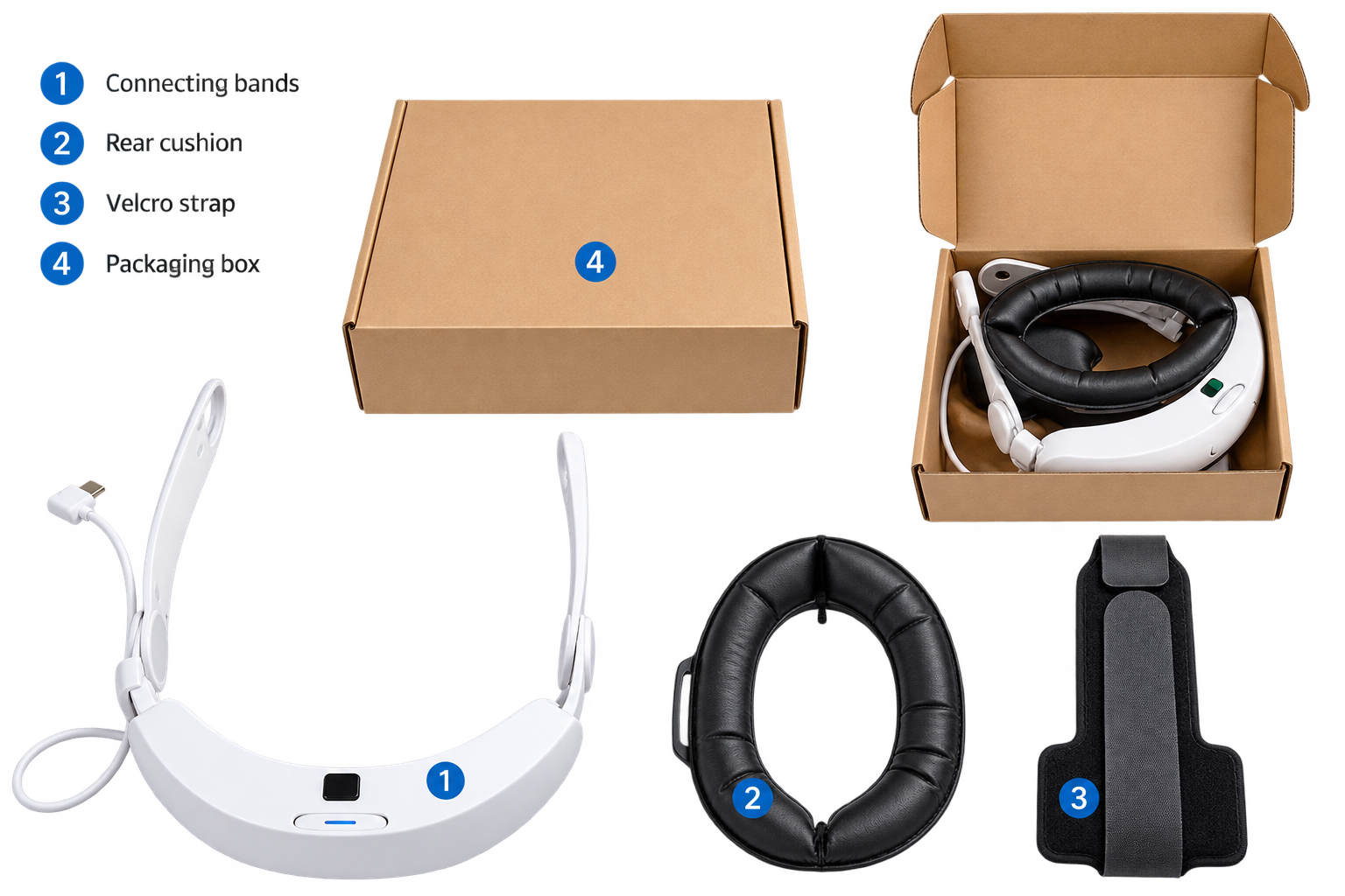 10000 Mah Massive Battery Headstrap for Oculus Quest 3/3S